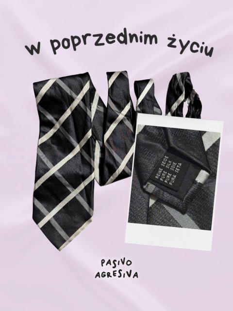 OREO Scrunchie 100% jedwab z upcyclingu
