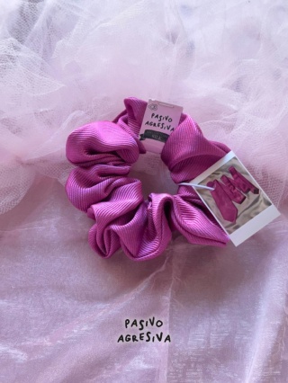 PIWONIA Scrunchie 100% jedwab z upcyclingu